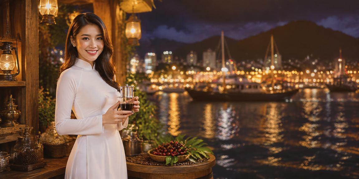 Khung cảnh casino VIP với áo dài truyền thống tại Nha Trang